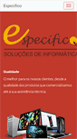 Mobile Screenshot of especifico.pt